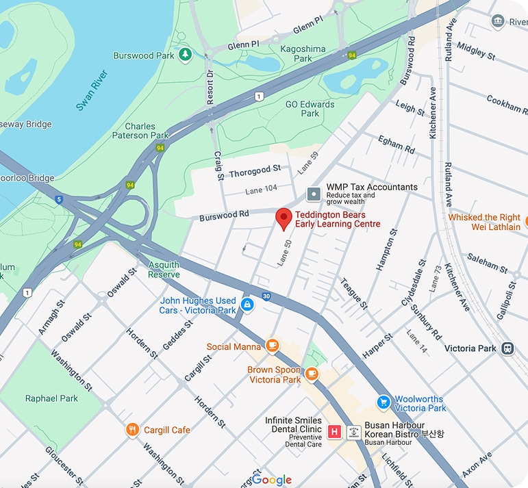 Map of Teddington Bears location